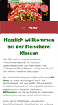 Mobile Screenshot of fleischerei-klassen.com